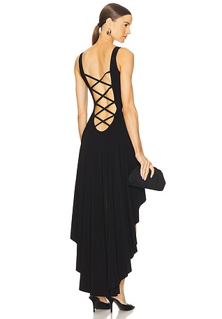Hi Low Sleeveless Gown Norma Kamali $295 