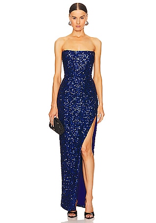 パーティードレス Derya Poly Satin Strapless Cocktail Dress Strapless Draped Silk Dress Black - Luxe Little Black