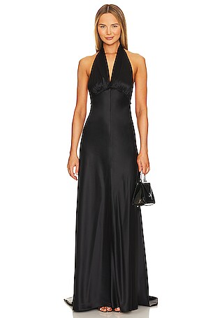 Black Silk Bridesmaid Dresses