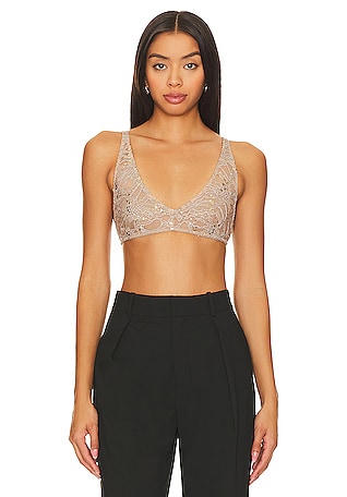 Front Snap Pointelle Lounge Bralette - Knitted Belle Boutique