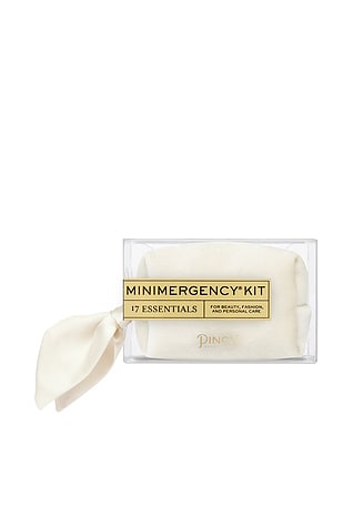 Pinch Provisions White and Gold Swirl Minimergency Kit for Brides, Includes  21 Must-Have Essential Items for The Big Day, Compact, Multi-Functional