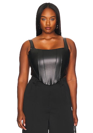 Sale: Faux Leather Crop Muscle