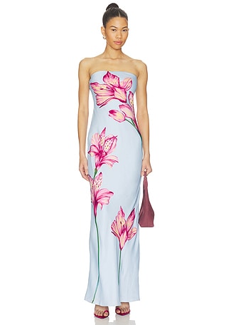chinese dress ladies Undeniable Robe longue drape jaune citron  dcollet plongeant  Club L  London