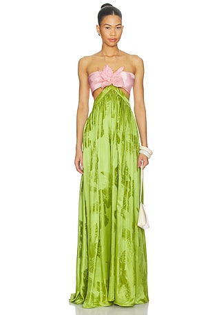 gia lace pencil dress bardot A.L.C. Women's Gia Lace Gown in Ecru, Size 10