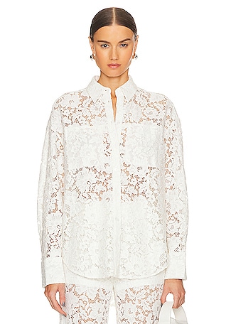 White Lace Shirt