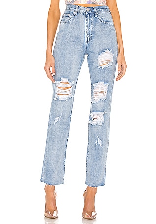 designer ripped jeans womens