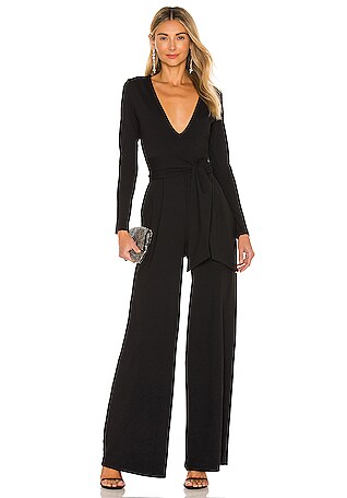 designer black jumpsuit