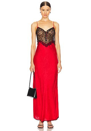 chinese dress ladies Cleo Dress | Pink Lace main image 1