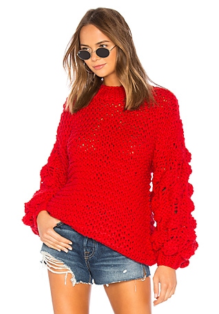 Revolve red sale sweater