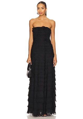 black dress with layers The Form Mini Dress main image 1
