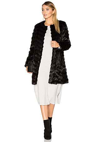 faux fur outerwear