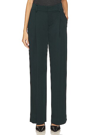  Vince Pantalón ancho de satén para mujer, Negro - : Ropa,  Zapatos y Joyería