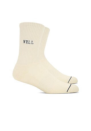 Well Embroidered Tube Sock