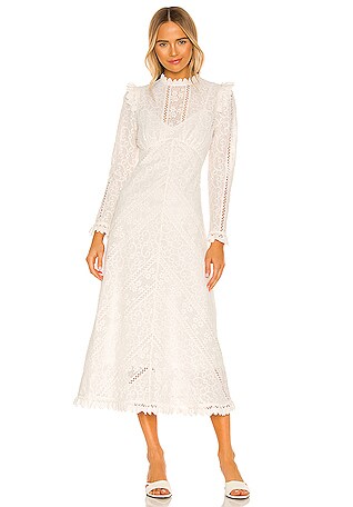 Brighton Panelled Lace Dress