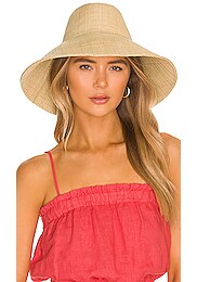 Brixton Bells Straw Sun Hat in Tan 