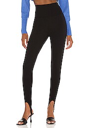 LESET Rio Stirrup Pant in Black | REVOLVE