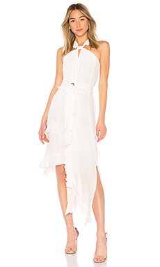 Derek lam 10 shop crosby asymmetrical halter dress