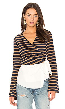 Топ с запахом - DEREK LAM 10 CROSBY от REVOLVE INT Топ с запахом - DEREK LAM 10 CROSBY от REVOLVE INT