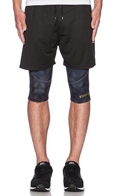 10 Deep False Trainer Short in Black | REVOLVE