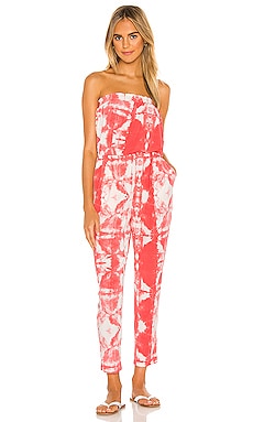 1. STATE Strapless Tie Dye Knit Jumpsuit in Cactus Bud | REVOLVE