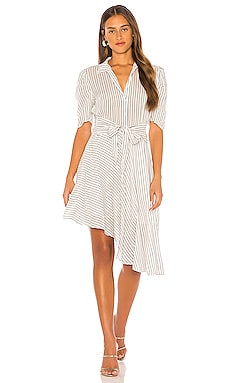 

Мини платье striped - 1. STATE, Белый, Мини