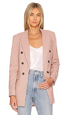 1. STATE Long Double Breasted Blazer in Ginger from Revolve.com