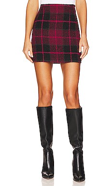 Product image of 1. STATE Plaid Mini Skirt. Click to view full details