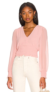 Nanushka Salome Top in Rosebud | REVOLVE