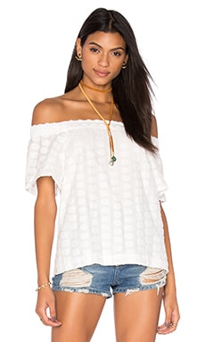 1. STATE Off Shoulder Blouse in Cloud | REVOLVE