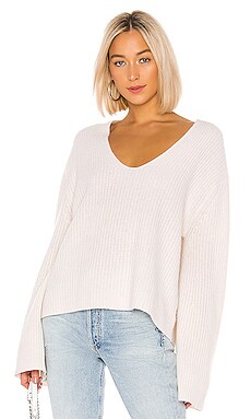 

Свитер reese - 360CASHMERE, Ivory, V-вырез