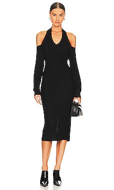Product image of 525 Cold Shoulder Textured Dress. Click to view full details