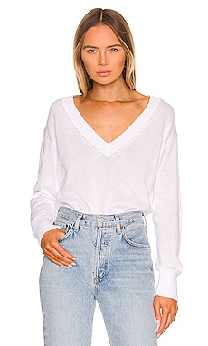 Relaxed V-Neck Sweater 525 $88 
