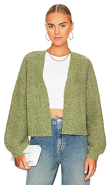 Product image of 525 Open Textured Cardi with Balloon Sleeve. Click to view full details