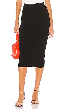 525 Rib Skirt in Black | REVOLVE