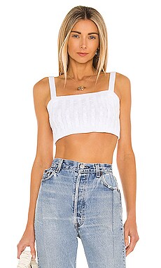 525 Cable Tiny Tank in Bleach White | REVOLVE