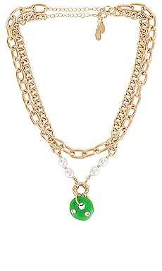 Product image of 8 Other Reasons Layered Necklace with Stone. Click to view full details