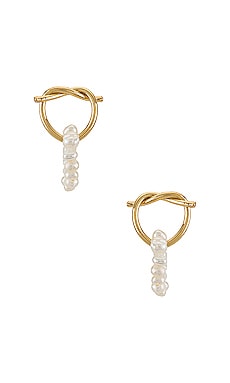 Mini Pearl Knotted Earring 8 Other Reasons $37 