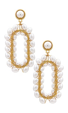 Pearl Oval Earrings 8 Other Reasons $40 