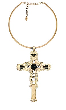 gold cross necklace target