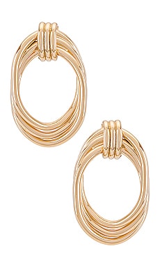 8 Other Reasons Wrapped Hoops in Gold 8 Other Reasons $57 Previous price: $66 