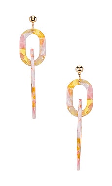 

Серьги-кольца gizelle - 8 Other Reasons, Розовый, Серьги