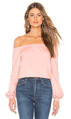 Bella off the store shoulder sweatshirt