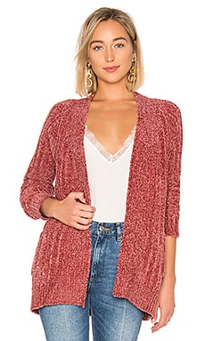 About Us Amber Oversized Chenille Cardigan in Blush Pink | REVOLVE