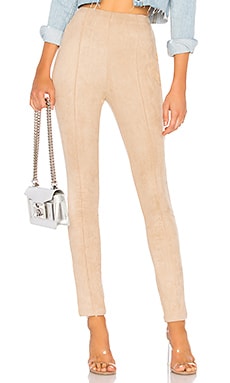 Commando Faux Leather Legging in Sand