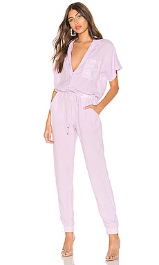 

Комбинезон adrienne - YFB CLOTHING, Бледно-лиловый, Короткий рукав
