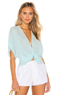 

Топ corrine - YFB CLOTHING, Синий, Короткий рукав