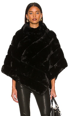Faux Fur Wrap Adrienne Landau $220 