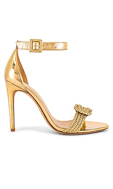 

Сандалии vicky - Alexandre Birman, Металлический золотой, На каблуке