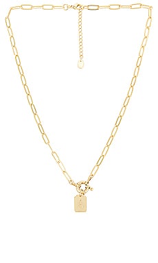 Letter Tag Necklace Arms Of Eve $70 