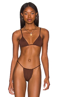 Product image of AEXAE Gathered Bikini top. Click to view full details